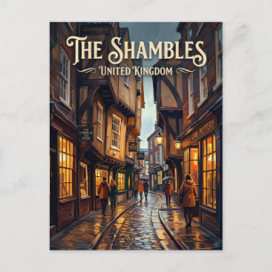 The Shambles Verenigd Koninkrijk Briefkaart