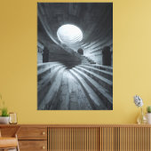 The Shape of Carved Rings × The Shape of Sinking S Canvas Afdruk (Insitu (Woonkamer))