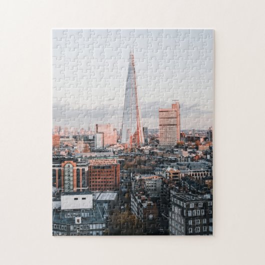 The Shard in London, England Sunset Urban Panorama Legpuzzel (Verticaal)