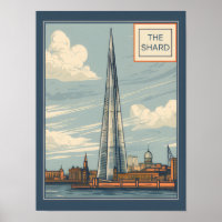 The Shard Londen UK Vintage Reis