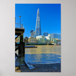 The Shard, London UK - 8 x 12-inch Poster