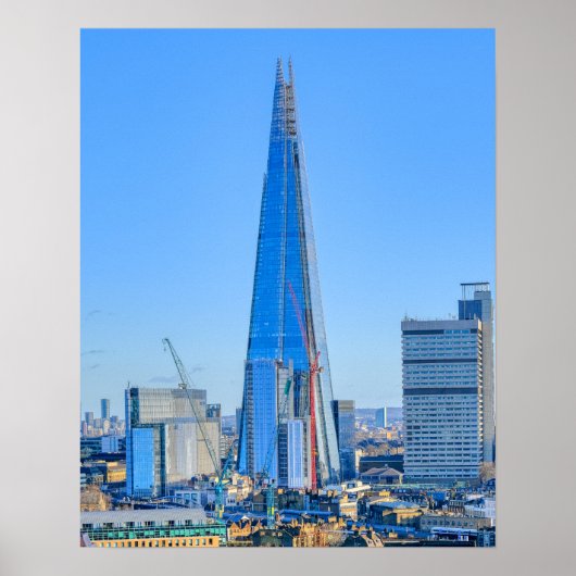 The Shard, London UK Poster (Voorkant)