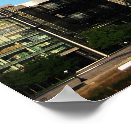 The Shard of Glass in Londen Poster (Hoek)