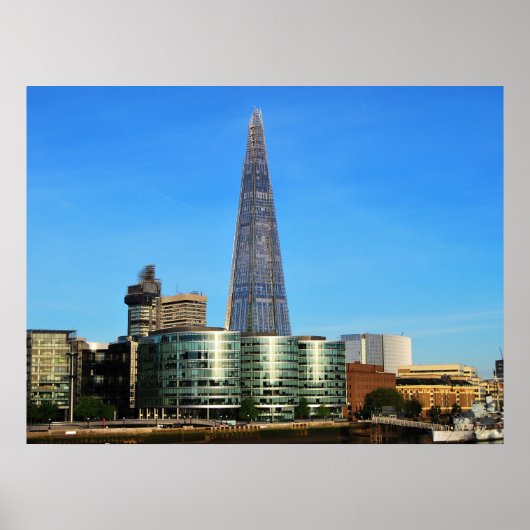 The Shard of Glass in Londen Poster (Voorkant)