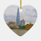 The Shard, Thames River, Londen, Engeland Keramisch Ornament (Voorkant)