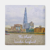 The Shard, Thames River, Londen, Engeland Magneet (Voorkant)