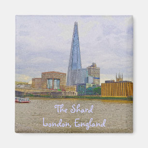 The Shard, Thames River, Londen, Engeland Magneet