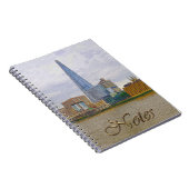 The Shard, Thames River, Londen, Engeland Notitieboek (Rechterzijde)