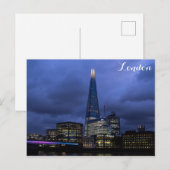 The Shard Tower at Night, London England Briefkaart (Voorkant / Achterkant)