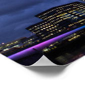 The Shard Tower at Night, London England Poster (Hoek)