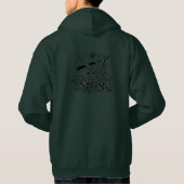 The Sharp Edge | Old-School Kapperszaak Flash Graf Hoodie (Achterkant)
