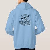 The Sharp Edge | Old-School Kapperszaak Flash Graf Hoodie (Achterkant)