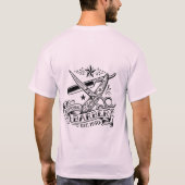 The Sharp Edge | Old-School Kapperszaak Flash Graf T-shirt (Achterkant)
