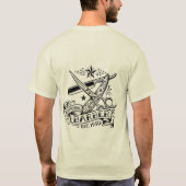 The Sharp Edge | Old-School Kapperszaak Flash Graf T-shirt (Achterkant)