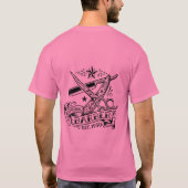 The Sharp Edge | Old-School Kapperszaak Flash Graf T-shirt (Achterkant)