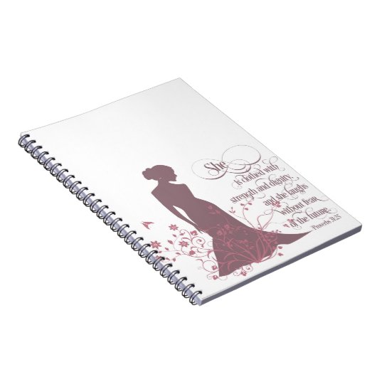 The "she is Clothed in Sterth and Dignity" Journal Notitieboek (Rechterzijde)