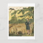 The Shepherd, van 'Sangen of Innocence', 1789 (kol Briefkaart (Voorkant)