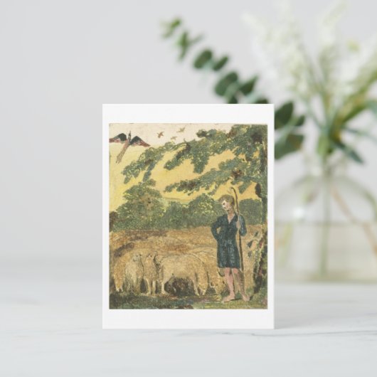 The Shepherd, van 'Sangen of Innocence', 1789 (kol Briefkaart (Staand voorkant)