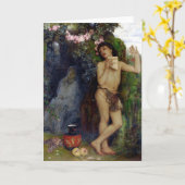 The Shepherd's Lament Fine Art Greetings Card Kaart (Gele Bloem)