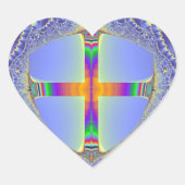 "The Shield" - Fractal Design Hart Sticker (Voorkant)