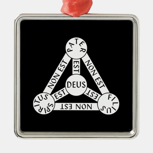 The Shield of the Trinity Pendant Ornament (Voorkant)