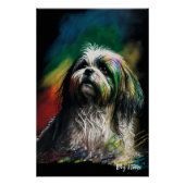 The Shih Tzu Dog - Composition 007 Perfect Poster (Voorkant)
