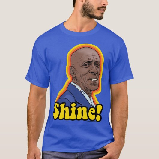 The Shining Dick Hallorann Shine Sticker Retro sun T-shirt (Voorkant)