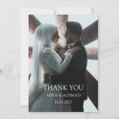 The Shining Islamic Lamp Thank You Card Kaart (Achterkant)