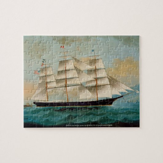 The Ship Fleetwing, Hong Kong Bay Legpuzzel (Horizontaal)