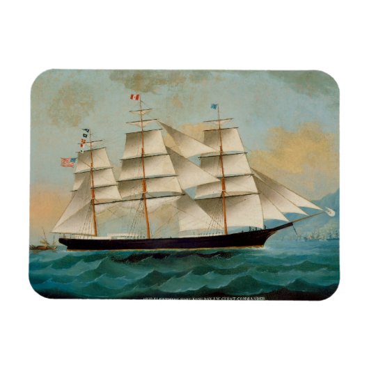 The Ship Fleetwing, Hong Kong Bay Magneet (Horizontaal)