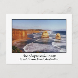 The Shipwreck Coast, Great Ocean Road, Australië Briefkaart