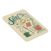 THE SHIRE™-watercollagegrafiek Magneet (Rechterzijde)