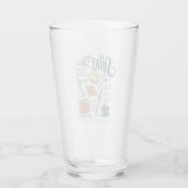 THE SHIRE™ Waterverf Collage Grafiek Glas (Achterkant)