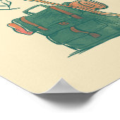 THE SHIRE™ Waterverf Collage Grafiek Poster (Hoek)