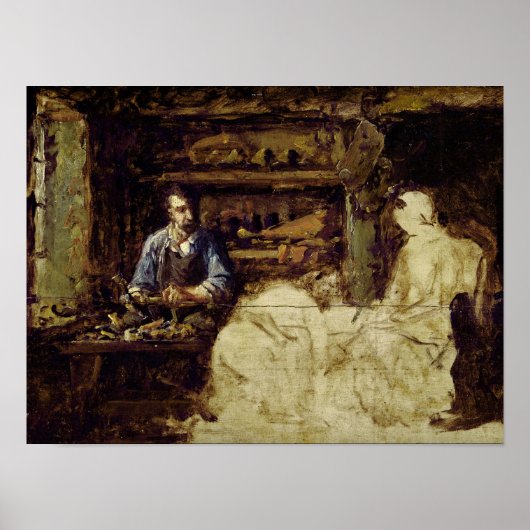 The Shoemaker of Reville, een stad bij Cherbourg Poster (Voorkant)