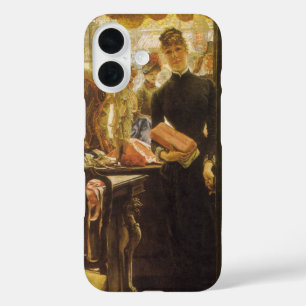 The Shop Girl van James Tissot, Victoriaanse Schon iPhone 16 Hoesje