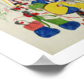 The Shoshone Sun Dance (pigment op muslijn) Poster (Hoek)