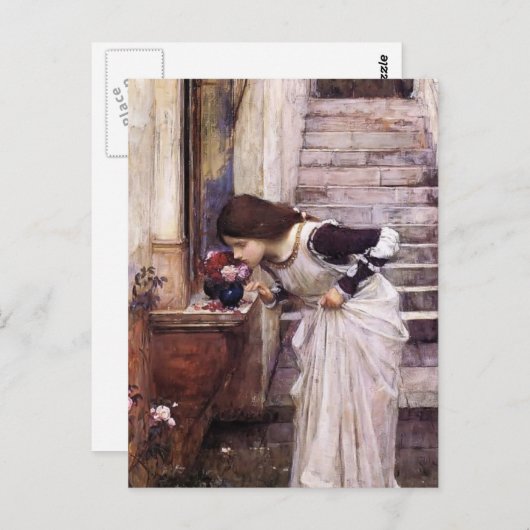 The Shrine by John William Waterhouse Briefkaart (Voorkant / Achterkant)