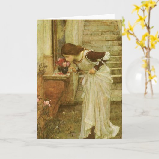 The Shrine by John William Waterhouse Kaart (Gele Bloem)