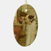 The Shrine by John William Waterhouse Keramisch Ornament (Rechts)
