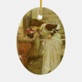 The Shrine by John William Waterhouse Keramisch Ornament (Voorkant)