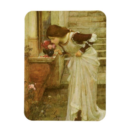 The Shrine by John William Waterhouse Magneet (Verticaal)
