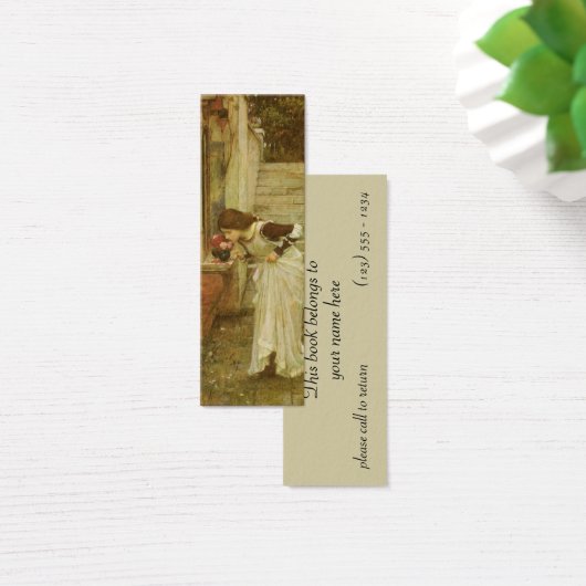 The Shrine by John William Waterhouse Mini Visitekaartjes (Bureau)