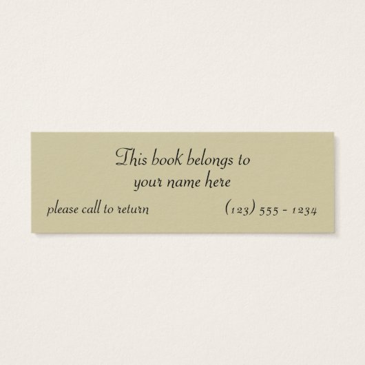 The Shrine by John William Waterhouse Mini Visitekaartjes (Achterkant)