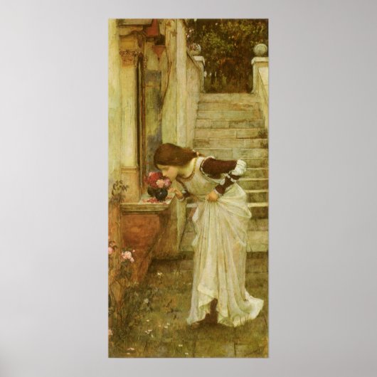 The Shrine by John William Waterhouse Poster (Voorkant)