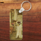 The Shrine by John William Waterhouse Sleutelhanger (Achterkant)