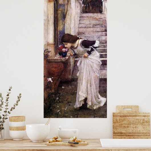 The Shrine, door John William Waterhouse - 1895 Poster (Keuken)