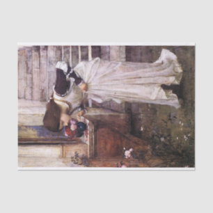 The Shrine, door John William Waterhouse - 1895 Tissuepapier