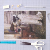 The Shrine, door John William Waterhouse - 1895 Tissuepapier (Craft)