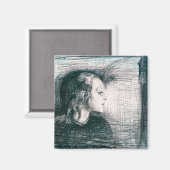 The Sick Child I (1896) van Edvard Munch Magneet (Voorkant / Achterkant)